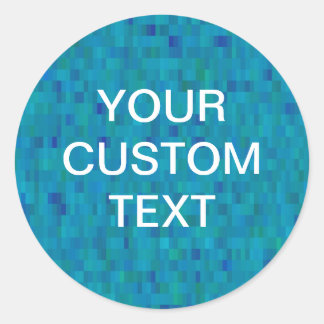 Sticker aqua tegels Modern Patroon