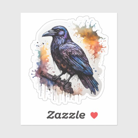 Sticker Aquarelle (Feuille)