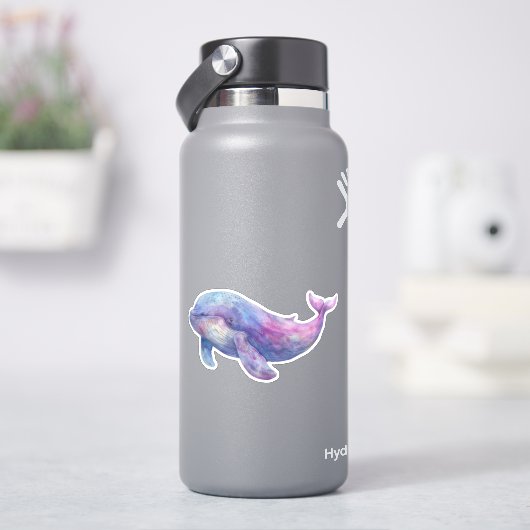 Sticker Aquarelle Béluga (HydroFlask)