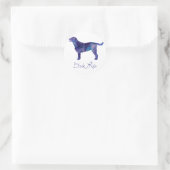 Sticker Aquarelle Black Lab (Sac)