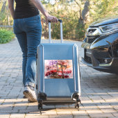 Sticker Aquarelle de silhouette de valet avec drapeau amér (Valise Insitu)