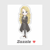Sticker Aquarelle magique Luna Lovegood (Feuille)