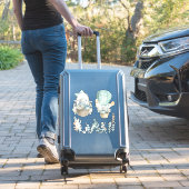 Sticker Aquarelle Pâques Paniers Blanc ou Clair (Valise Insitu)