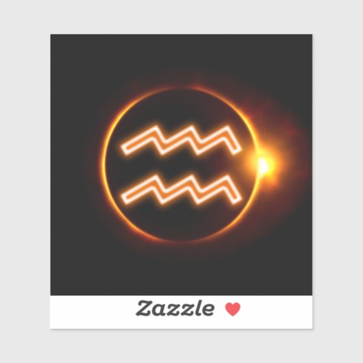 Sticker Aquarius (Feuille)