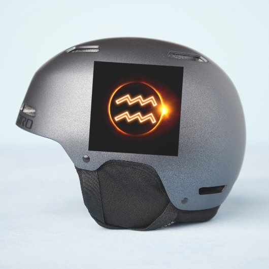 Sticker Aquarius (Côté casque)