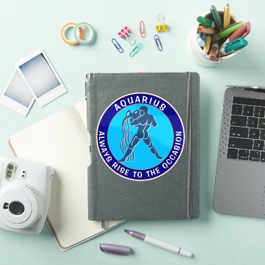 STICKER AQUARIUS (Couverture iPad)