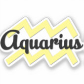 Sticker Aquarius (Recto)