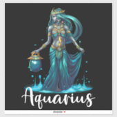 Sticker Aquarius Vinyl (Feuille)