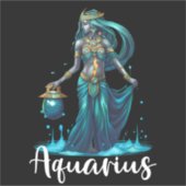 Sticker Aquarius Vinyl (Devant)