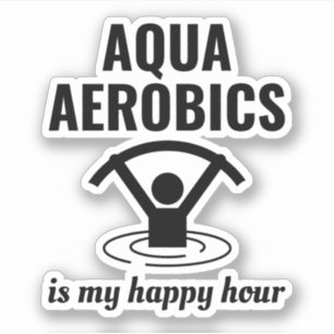 Sticker Aquatique Aérobic Exercice aquatique Fitness