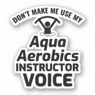 Sticker Aquatique Aérobic Exercice aquatique Fitness