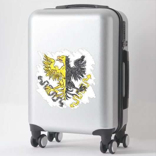 Sticker Aquila et Fulmen (Sur valise)