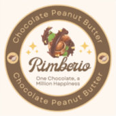 Sticker Arachide au chocolat Rimberio (Recto)