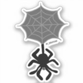 Sticker Araignée avec Web (Recto)