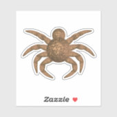 Sticker Araignée brune (Feuille)
