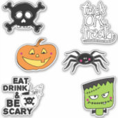 Sticker Araignée Citrouille d'Halloween (Devant)