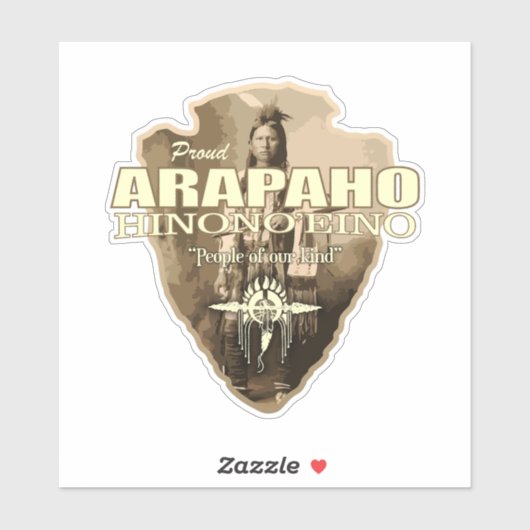 Sticker Arapaho (flèche) (Feuille)