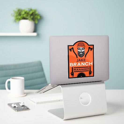 Sticker Arboriste Tree Surgeon (Ordinateur portable sur le bureau)