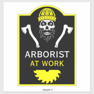 Sticker Arboriste Tree Surgeon