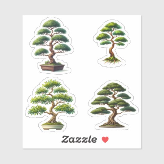 Sticker Arbre bonsaï (Feuille)