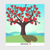Sticker   Arbre d’amour - tree of love (Feuille)