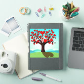 Sticker   Arbre d’amour - tree of love (Couverture iPad)