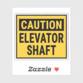 Sticker Arbre d'ascenseur de prudence (Feuille)