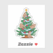 STICKER ARBRE DE NOËL (Feuille)