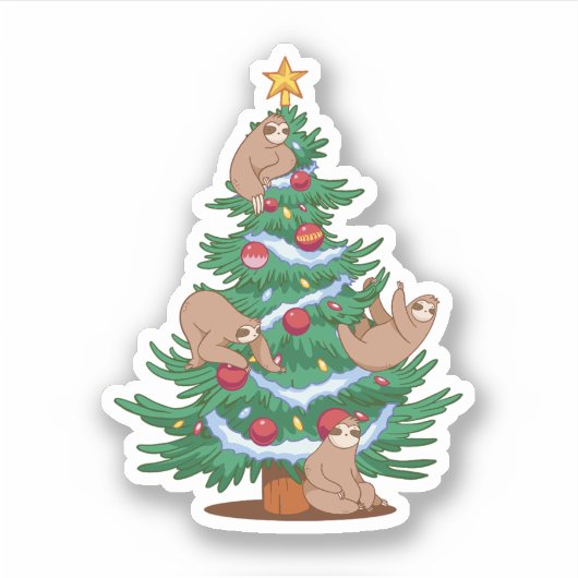 STICKER ARBRE DE NOËL (Devant)