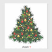 Sticker Arbre de Noël (Feuille)