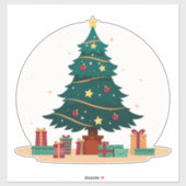 Sticker Arbre de Noël (Feuille)