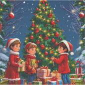 Sticker Arbre de Noël (Devant)