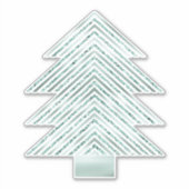 Sticker Arbre de Noël Arbre de Monnaie d'Argent d'Argent P (Devant)