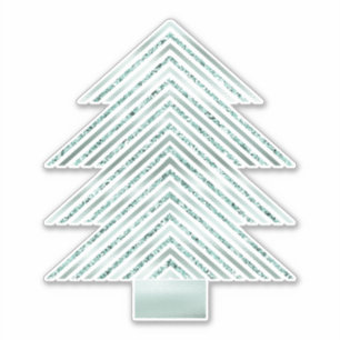 Sticker Arbre de Noël Arbre de Monnaie d'Argent d'Argent P
