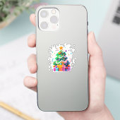 Sticker Arbre de Noël Magie Radiance (Téléphone)
