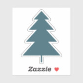 Sticker Arbre de Noël minimal (Feuille)