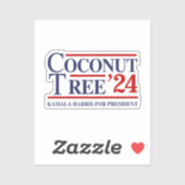 Sticker Arbre de noix de coco 2024 (Feuille)