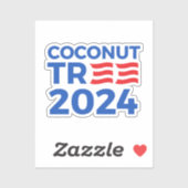 Sticker Arbre de noix de coco 2024 (Feuille)