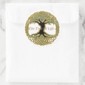 Sticker Arbre De Vie Classique Rond (Sac)