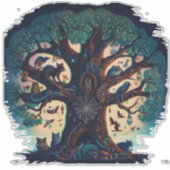 Sticker Arbre De Vie De Chêne De La Mère (Devant)