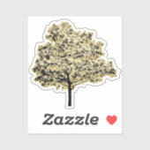 Sticker Arbre d'or Nature Art d'origine (Feuille)