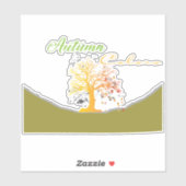 Sticker Arbre Sycamore Gap (Feuille)