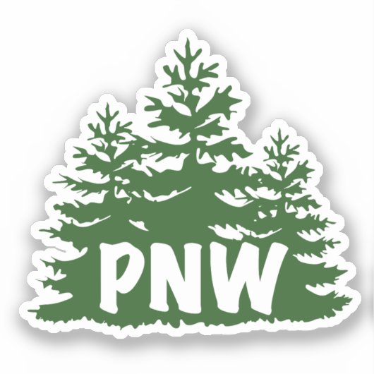 Sticker Arbres PNW (Recto)