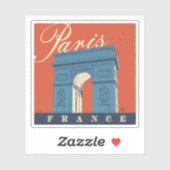 Sticker Arc de Triomphe | Paris, France (Feuille)