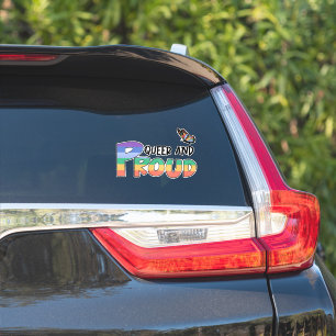 Sticker Arc En Ciel Fier Et Queer