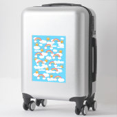 Sticker Arc-en-ciel heureux (Sur valise)