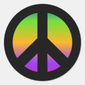 Sticker arc-en-ciel lumineux (Devant)