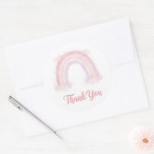 sticker arc-en-ciel Merci (Enveloppe)