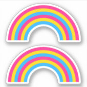 Sticker Arc-en-ciel Pan Pride (Devant)