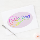 Sticker Arc-en-ciel pour bébé d'eau (Enveloppe)